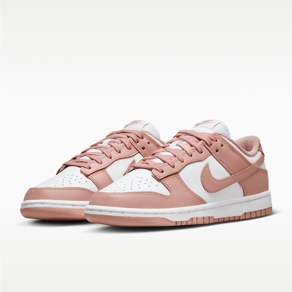 Nike Shoes - Nike White DUNK Low-Top Sneakers